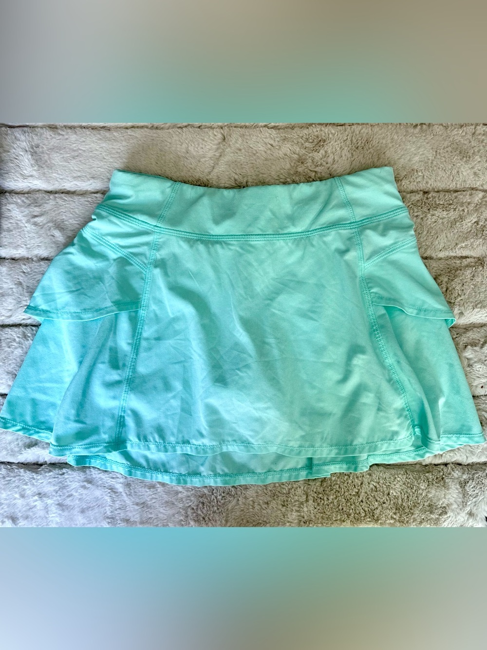 Athleta Girl Teal Skort With Short Underneath , Girl’s Size 12